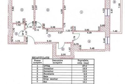 Apartament cu 3 camere decomandat, mobilat în Cotroceni - 12