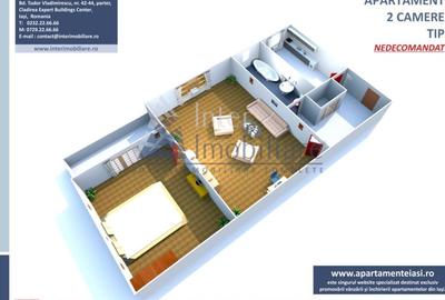 Apartament cu 2 camere în Tudor Vladimirescu
