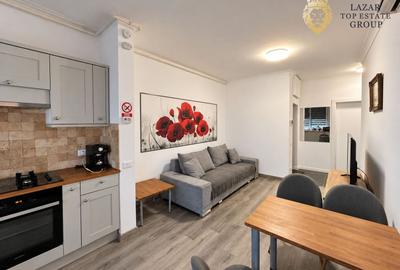 Apartament cu 2 camere semidecomandat, mobilat în UTA