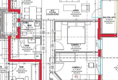 Apartament cu 3 camere semidecomandat în Gară