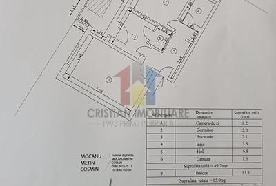 Apartament cu 2 camere decomandat în Călărași