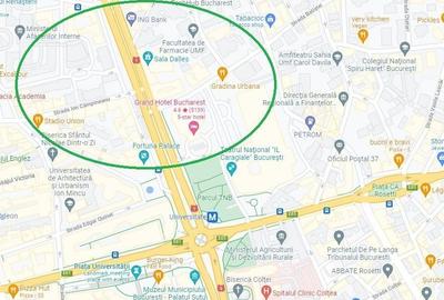 Teren Construcții intravilan de 760 mp, în P-ța Universității - 2