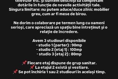 Spațiu comercial, de 100 mp, în Moșilor - 1