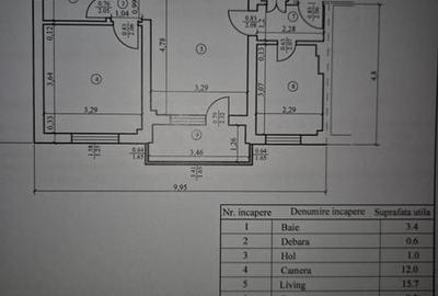 Apartament cu 2 camere semidecomandat în Central - 8