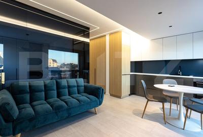 Apartament cu 2 camere semidecomandat, mobilat în Central