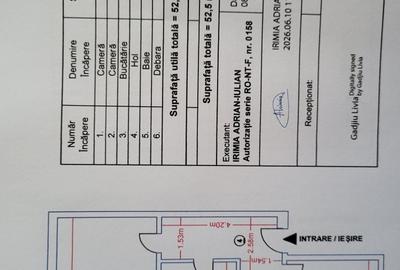 Apartament cu 2 camere decomandat în Precista