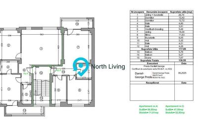 Apartament cu 3 camere în Străulești