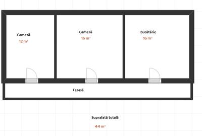 Casă individuală cu 2 camere cu Teren 537 Mp în Boroșneu Mare - 2