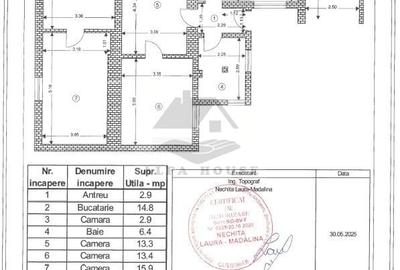 Apartament cu 4 camere circular, mobilat în Ultracentral
