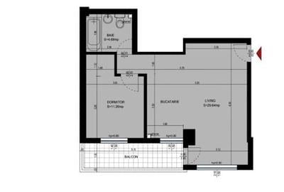 Apartament cu 2 camere semidecomandat, mobilat în Bucureștii Noi - 10
