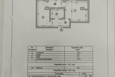 Apartament cu 2 camere decomandat în Nord