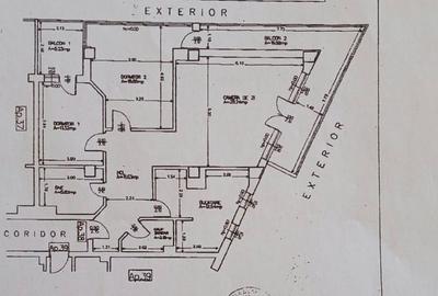 Apartament cu 2 camere decomandat în Nufărul