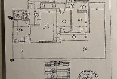 Apartament cu 3 camere decomandat în Iancu Nicolae - 14