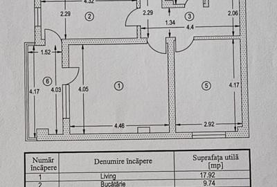Apartament cu 2 camere decomandat în Nord