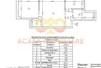 Apartament cu 2 camere decomandat în Rediu
