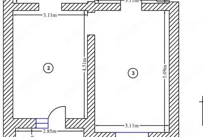 Apartament cu 3 camere semidecomandat în Floreasca - 2