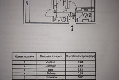 Apartament cu 2 camere decomandat în Tei - 1