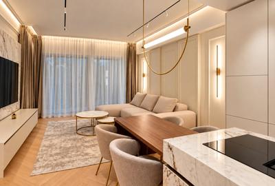 Apartament cu 3 camere, mobilat în Barbu Văcărescu