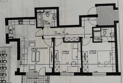 Apartament cu 3 camere decomandat, mobilat în Tractorul - 15