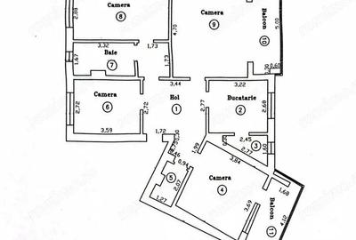Apartament 4 camere - langa Spitalul Judetean - Comision 0% - 16