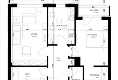 Apartament 2 camere Alphaville 3 - 3