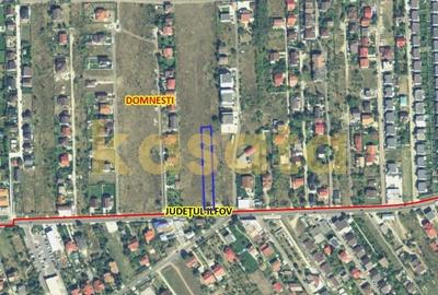 Teren Construcții intravilan de 2000 mp, în Domnești