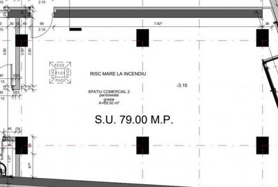 Spa?iu comercial de inchiriat, 79 mp, in vila noua, zona Spa?iu comercial de inchiriat, 79 mp, in vila noua, zona - 1