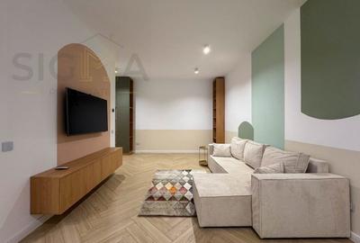 Apartament cu 2 camere semidecomandat, mobilat în Iris