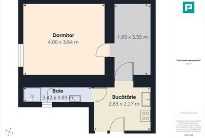 Apartament cu 2 camere nedecomandat, mobilat în Intim - 7