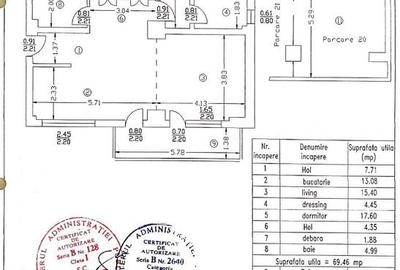 APARTAMENT 2 CAMERE-SPATIOS-PIPERA-IANCU NICOLAE-PARCARE-BLOC NOU - 11