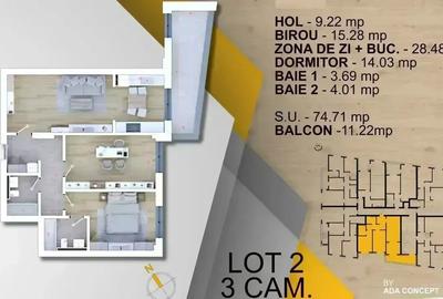 3 Camere | Panouri Fotovoltaice | Termosistem 15cm | STB 10min pallady - 2