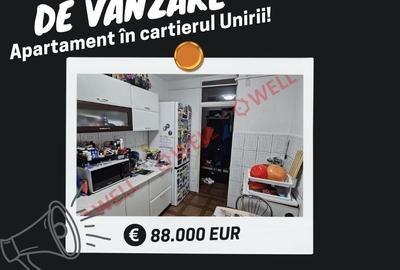 Apartament cu 2 camere decomandat în Unirii