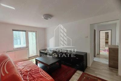 Apartament cu 3 camere semidecomandat în Dacia