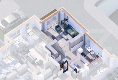 Apartament de 1 camera, 46.35mp, zona Copou - 1