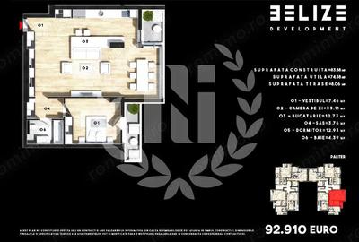 Apartament cu 2 camere semidecomandat în Central