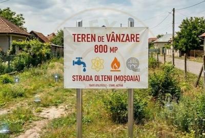 Teren Construcții intravilan de 800 mp, în Moșoaia - 1