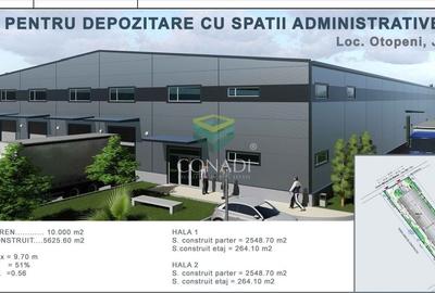 Teren de vanzare cu autorizatie pentru 2 hale - Otopeni - 10.000 mp Teren de vanzare cu autorizatie pentru 2 hale - Otopeni - 10.000 mp - 2