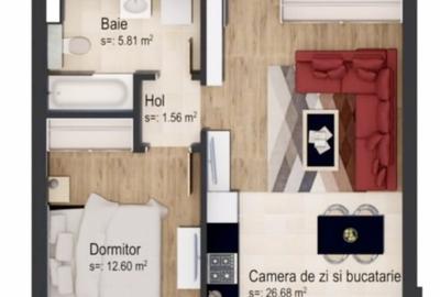 Comision O % | Apartament 2  camere | Finalizat 2024 | Loc de parcare si boxa - 2