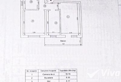 Apartament cu 2 camere decomandat în Popas Păcurari - 7