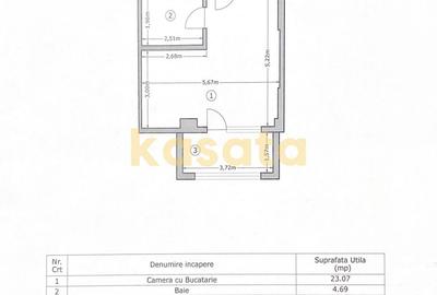 Apartament cu 2 camere în Dudu - 7