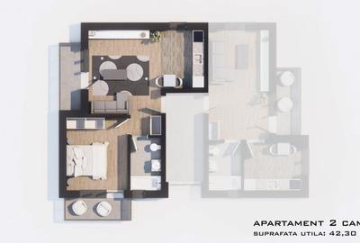 COMISION 0%! 2 CAMERE BLOC NOU PACURARI-REDIU - 2