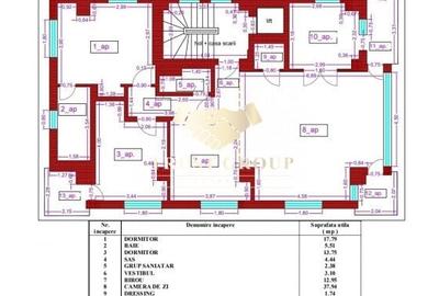 Apartament 4 camere   Primaverii - 20