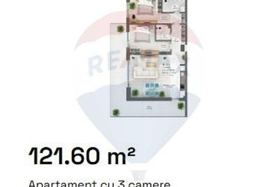 Apartament cu 3 camere semidecomandat în Central - 17