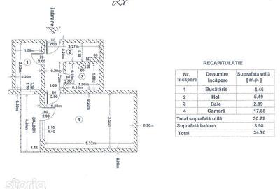 Garsonieră decomandată în Ostroveni