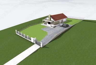 Teren intravilan cu proiect constructie casa, situat in Mintia - 3