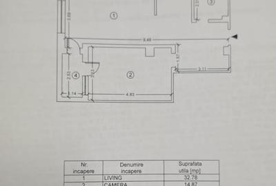 Mamaia Nord - ap. 2 camere, 55 mp, mobilat - utilat, vedere la lac - 3
