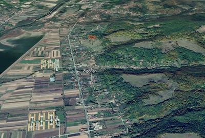Teren deal, vedere lac Zigoneni, la padure si izlaz, utilitati, acces A1 - 4