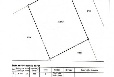 Teren Construcții intravilan de 488 mp, în Vidra - 8