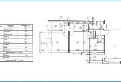 APARTAMENT 3 CAMERE DECOMANDAT, MATEI BASARAB - 13