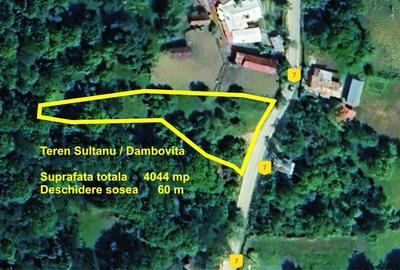 Teren Construcții intravilan de 4044 mp, în Sultanu